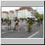 Hektik nach einem spontanen Durchbruchversuch auf der Leipziger Straße (Foto: Umbruch Bildarchiv #1181w)